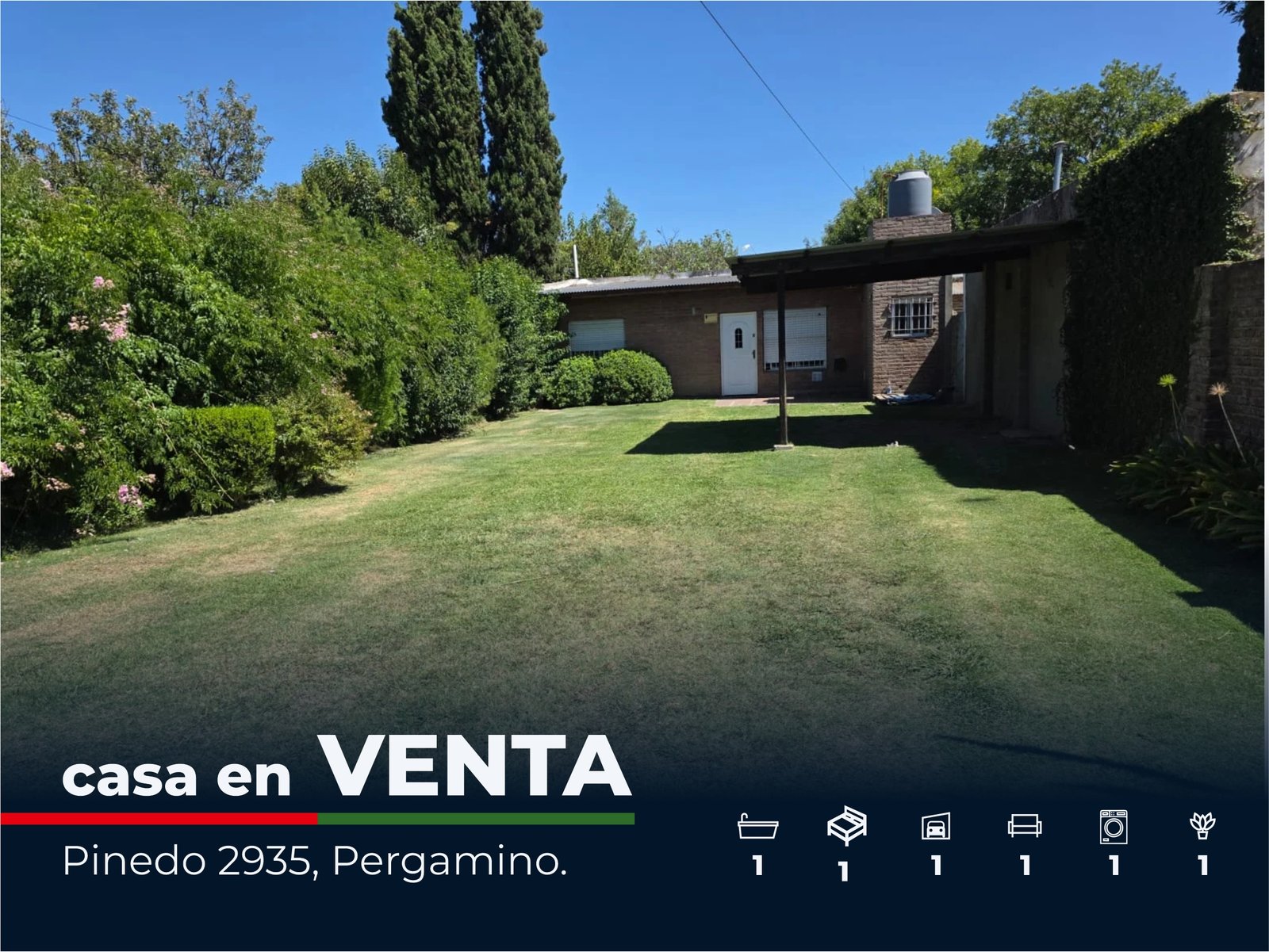 🏡 Casa en venta -- Calle Pinedo 2935
